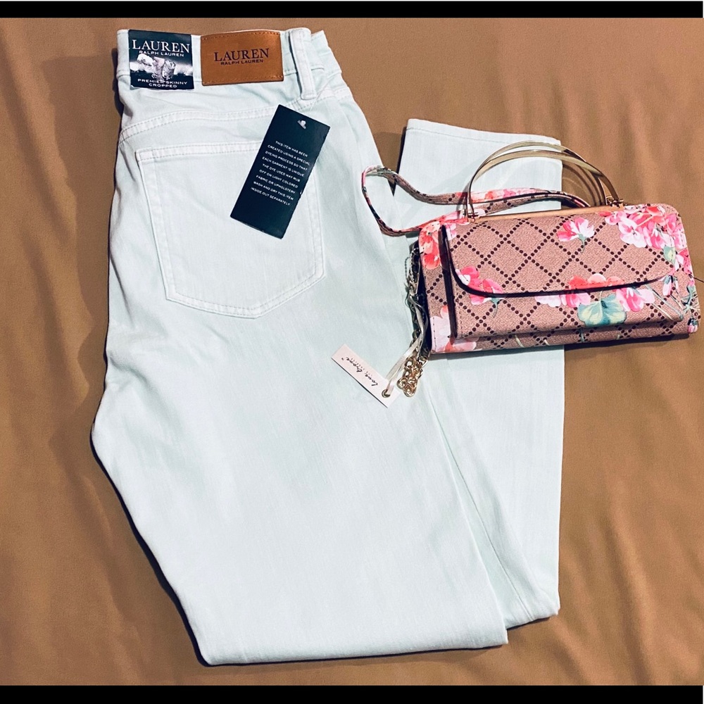 NWT Ralph Lauren Premier Skinny Cropped Jeans